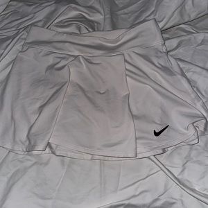 white nike tennis skirt